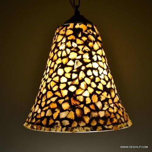 Yellow Seap Hanging Lamp Ganta Glass Seap Glass Hanging