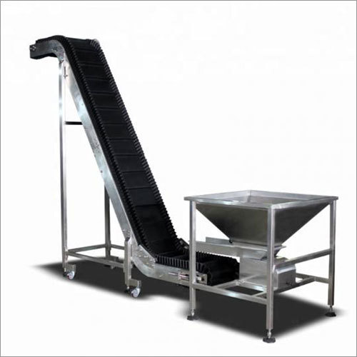 SS Sidewall Cleated Belt Conveyor