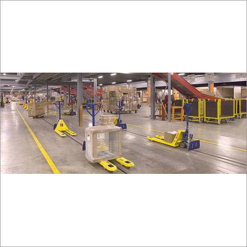 Tow Line Conveyor with Pallet Truck