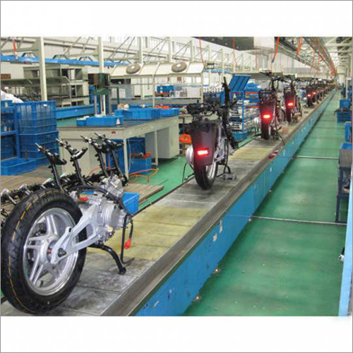 Assembly Line Slat Conveyor