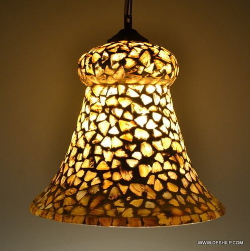 Yellow Seap Hanging Lamp Shaped For Decoration