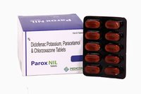 Diclofenac Potassium Paracetamol & Chlorzoxazone Tablets - 50mg + 325mg + 250mg | Fast-acting Pain Relief, Muscle Pain & Inflammation Treatment
