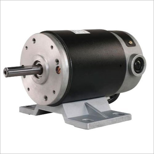 Silver & Black Industrial Pmdc Motor