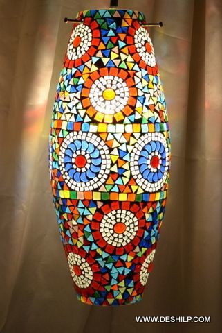 Multicolor Unique Style Glass Wall Hanging