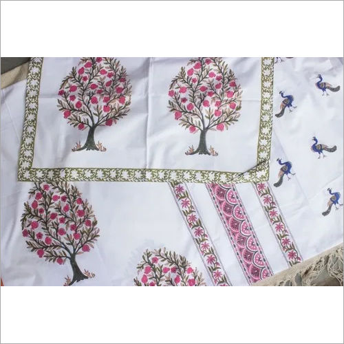 Hand Block Printed Bedsheet