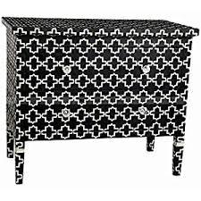 Handmade Bone Inlay Chest Of Drawer Cum Side Table