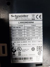 SCHNEIDER ELECTRIC AC SERVO DRIVE