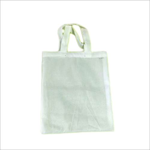 Cotton Shopping Bags - Different Sizes Available, Plain White Fabric Design