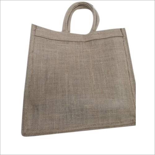 Plain Jute Handbags - Jute Material, Multiple Sizes, Customizable Color & Design | Long Service Life, Ideal for Shopping