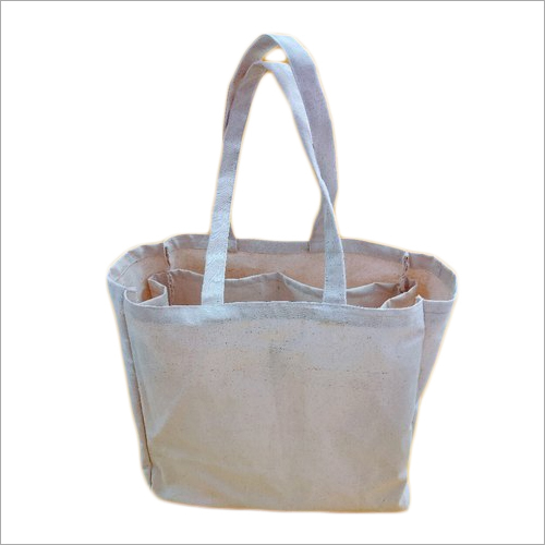 Pure Cotton Vegetable Carry Bags - Cotton Material, Different Sizes Available | Loop Handles, Plain Design for Versatile Use