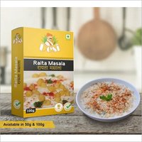 Raita Masala - Grade A+, Powder Shape, 50 Grams | Blended For Fresh Aroma, 12 Months Shelf Life, Natural Flavor Enhancer For Various Dishes