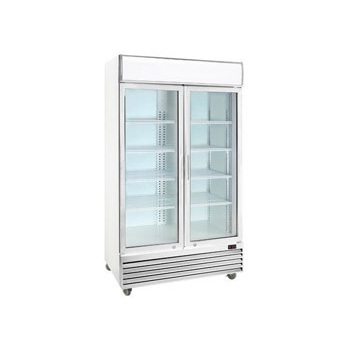 Pharma Visi Double Door - Stainless Steel, 72x30x68 Inches, 500L | Temperature Control, Glass Shelves, Mobile Unit, 4 Swivel Wheels