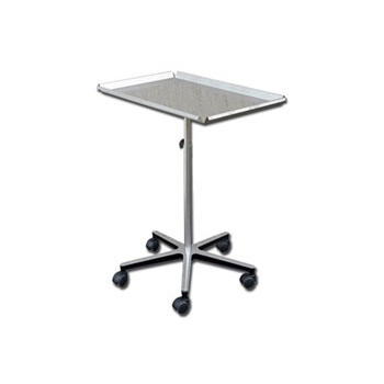Instrument Trolley - Stainless Steel, 76x51x81cm | Mobile Storage, Sterilizable Surface, Smooth Rolling, Stable Base