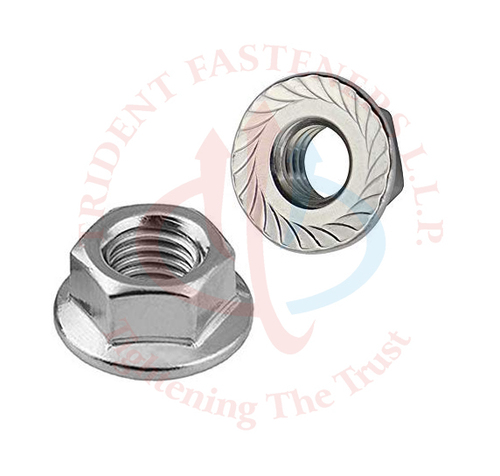 Flange Nut By TRIDENT FASTENERS