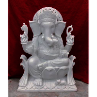 White Ganesha Idols - Feature: Eco-friendly