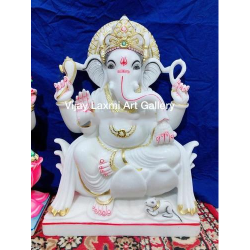 Ganesh Moorti(Murti) - Color: White