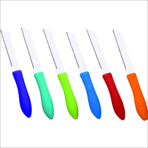 Sharp Plastic Handle Kitchen Knife