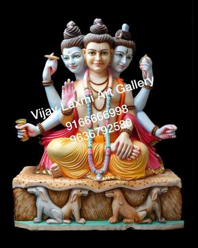 Decorative Marble Dattatreya Murti