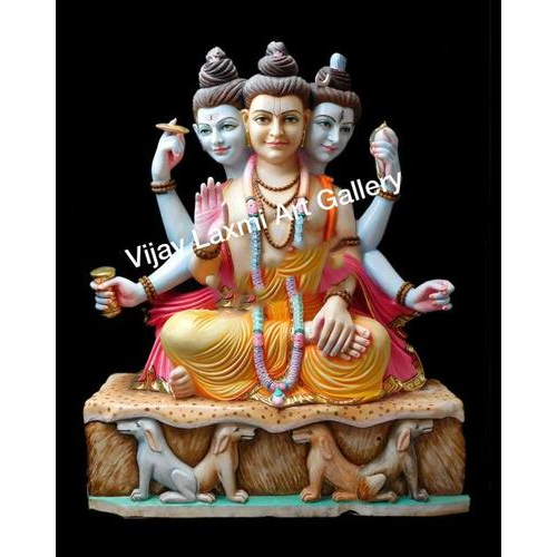 Decorative Marble Dattatreya Murti
