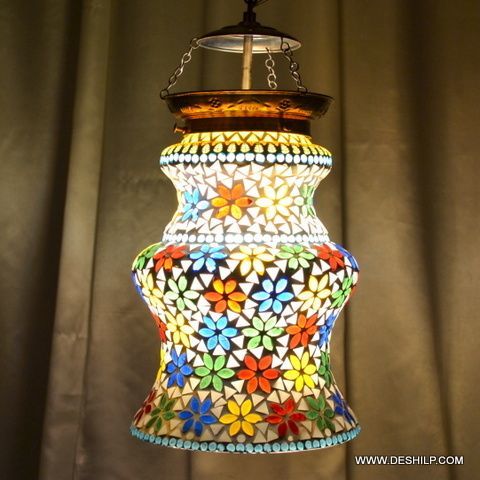 Multicolor Mercury Glass Beautiful Wall Hanging