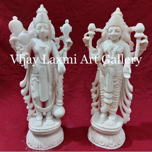 Marble Vishnu Laxmi Murti - Feature: Eco-friendly