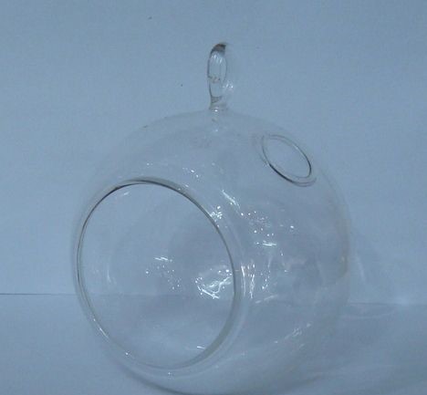 Glass Terrarium,glass Clr Flower Hanging,glass T-light Hanging