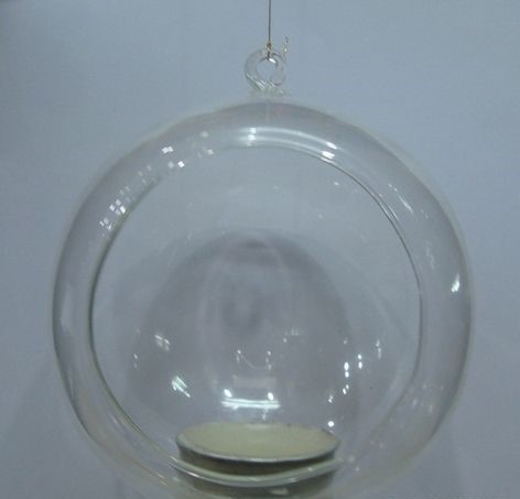 Glass Terrarium,glass Clr Flower Hanging,glass T-light Hanging