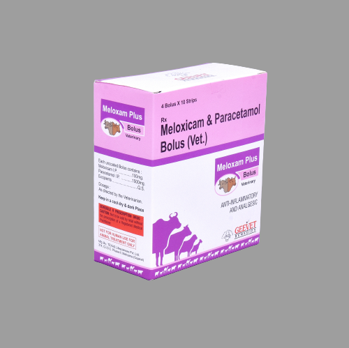 Meloxicam And Paracetamol Bolus Vet Ingredients: Chemicals