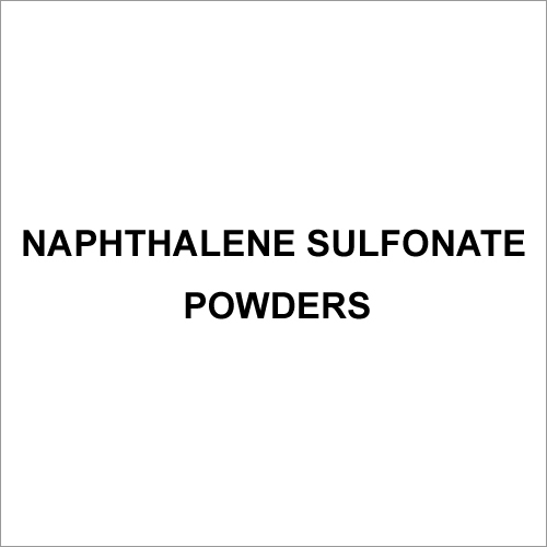 Naphthalene Sulfonate Powders By SAURADIP CHEMICAL INDUSTRIES PVT LTD