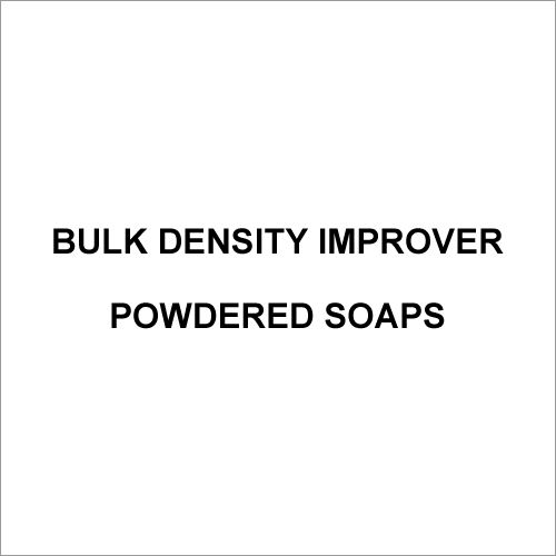 Bulk Density Improver Powdered Soaps