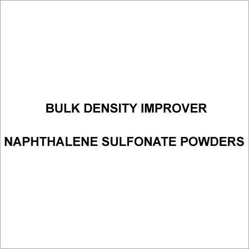 Bulk Density Improver Naphthalene Sulfonate Powders