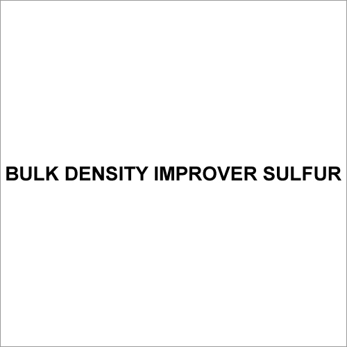 Bulk Density Improver Sulfur