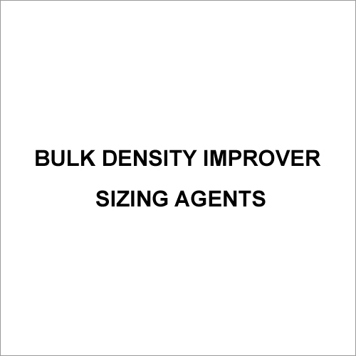 Bulk Density Improver Sizing Agents