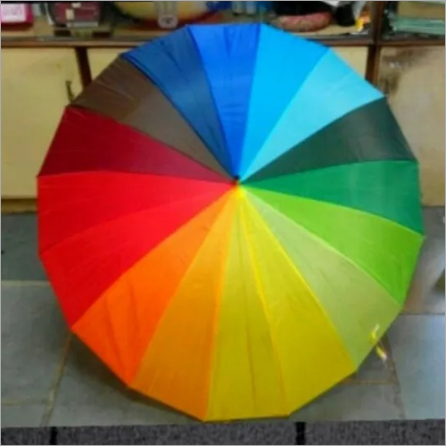 Rainbow Umbrella - Metal Handle, Different Sizes Available | Multicolor, Foldable for Any Season