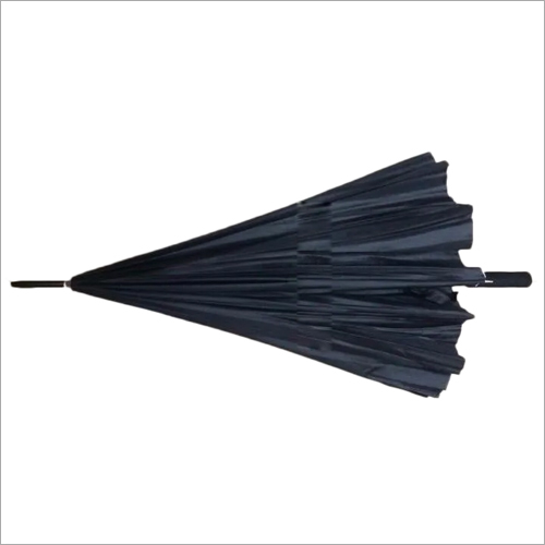 Black Umbrella - Metal Handle, Foldable Design, Available in Various Sizes | Elegant Black Color for All Rainy Seasons