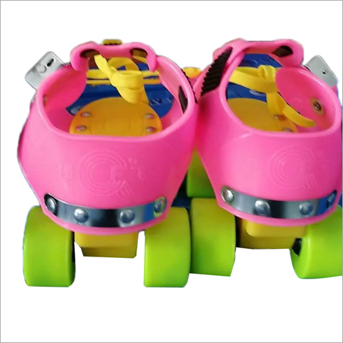 Adjustable Baby Roller Skate - Plastic Material, Multicolor Design | Suitable For Children, Unisex Style For Fun And Active Play