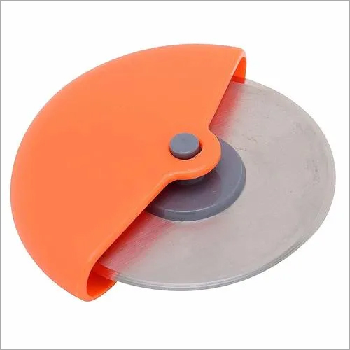 Stainless Steel Round Pizza Cutter, Multicolour