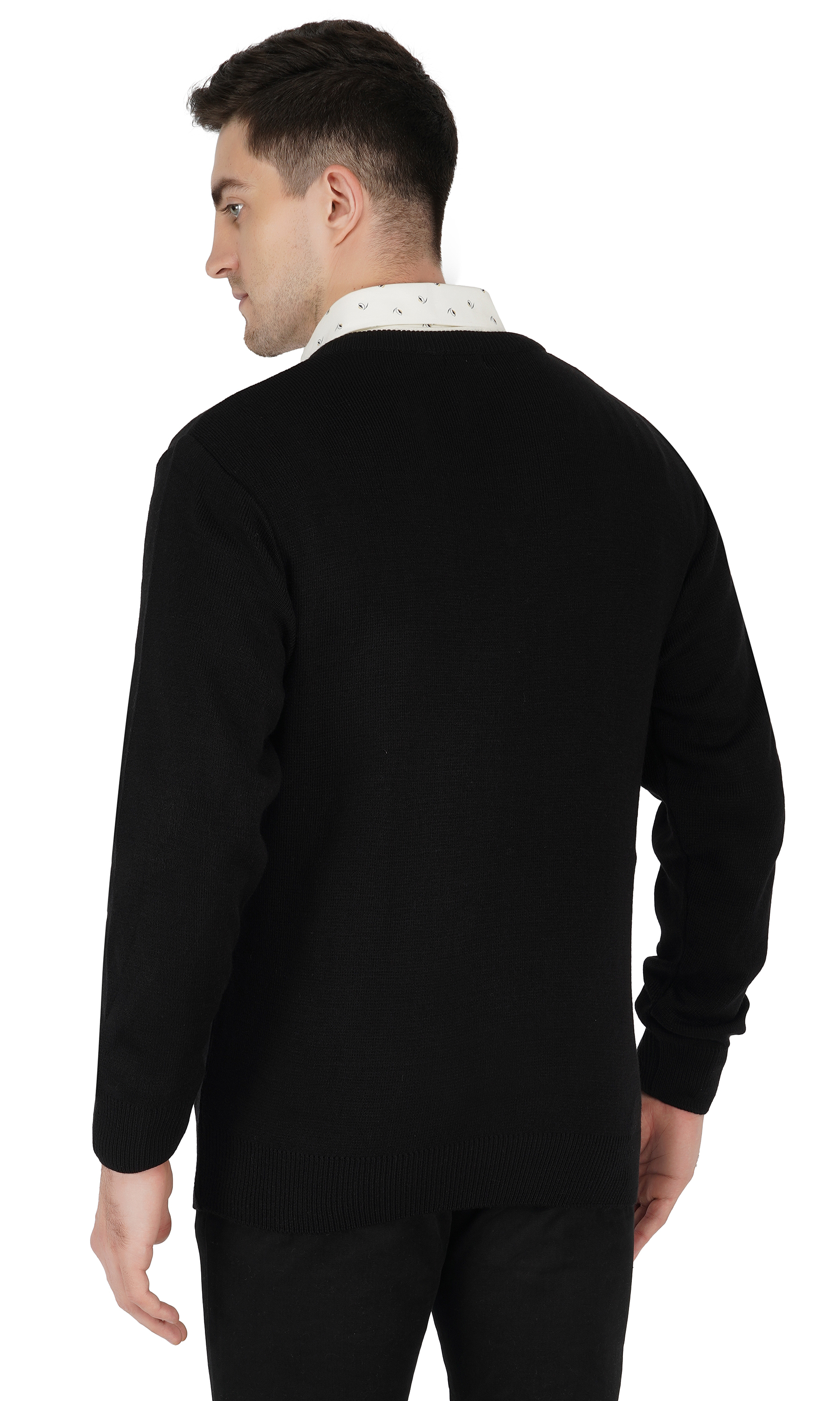 Black Woollen Uniform sweater