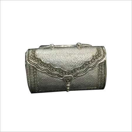 Polished 925 Silver Article Clutch