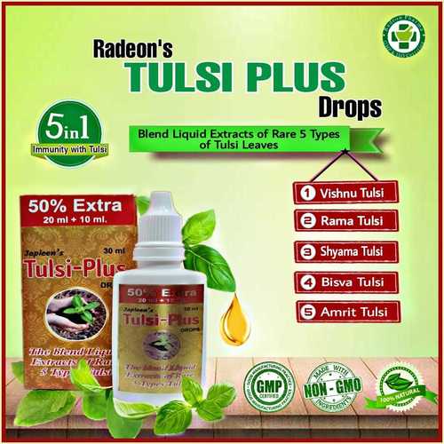 Tulsi Plus Drops Age Group: For Children(2-18Years)