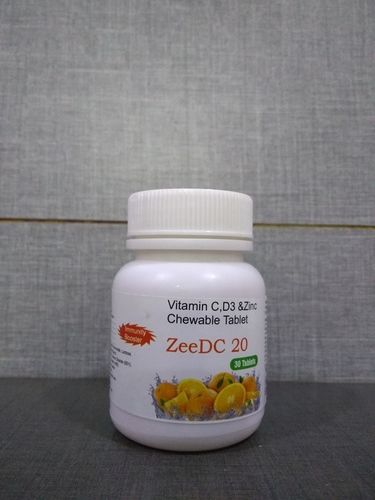 Vitamin C D3 and Zinc Chewable Tablet