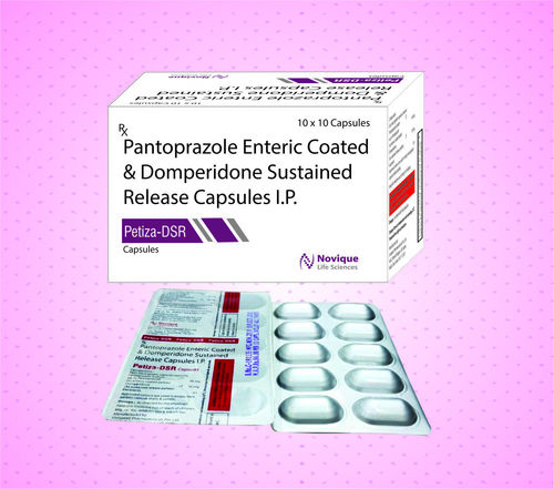 Pantoprazole  40 Mg + Domperidone 30 Mg (Sustained  Release)