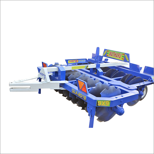 Agriculture Disc Harrow - Steel 6-12 ft Working Width 22-26 Inch Disc Diameter Blue Color | Efficient Operation Improved Drainage Soil Tillage Weed Control