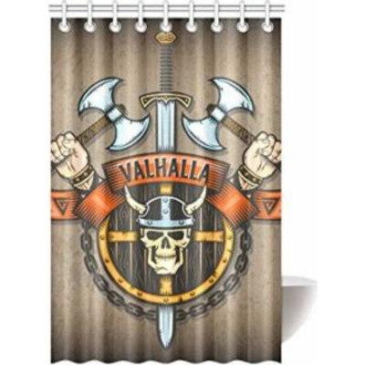 Logo Crested Curtain Cloth