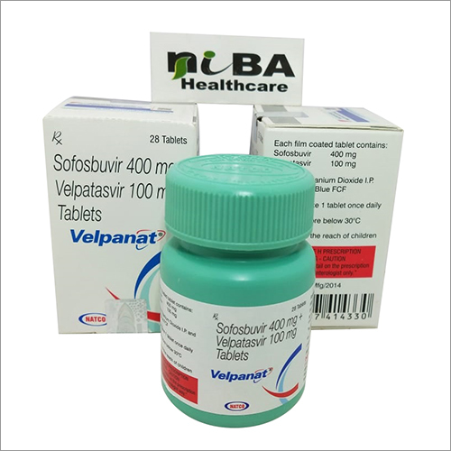 Sofobuvir 400 mg Velpatasvir 100 mg Tablets