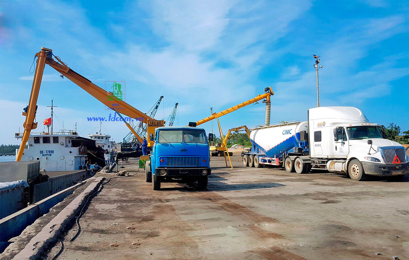 Cement Ship Unloader Use Cylinder Hydraulic