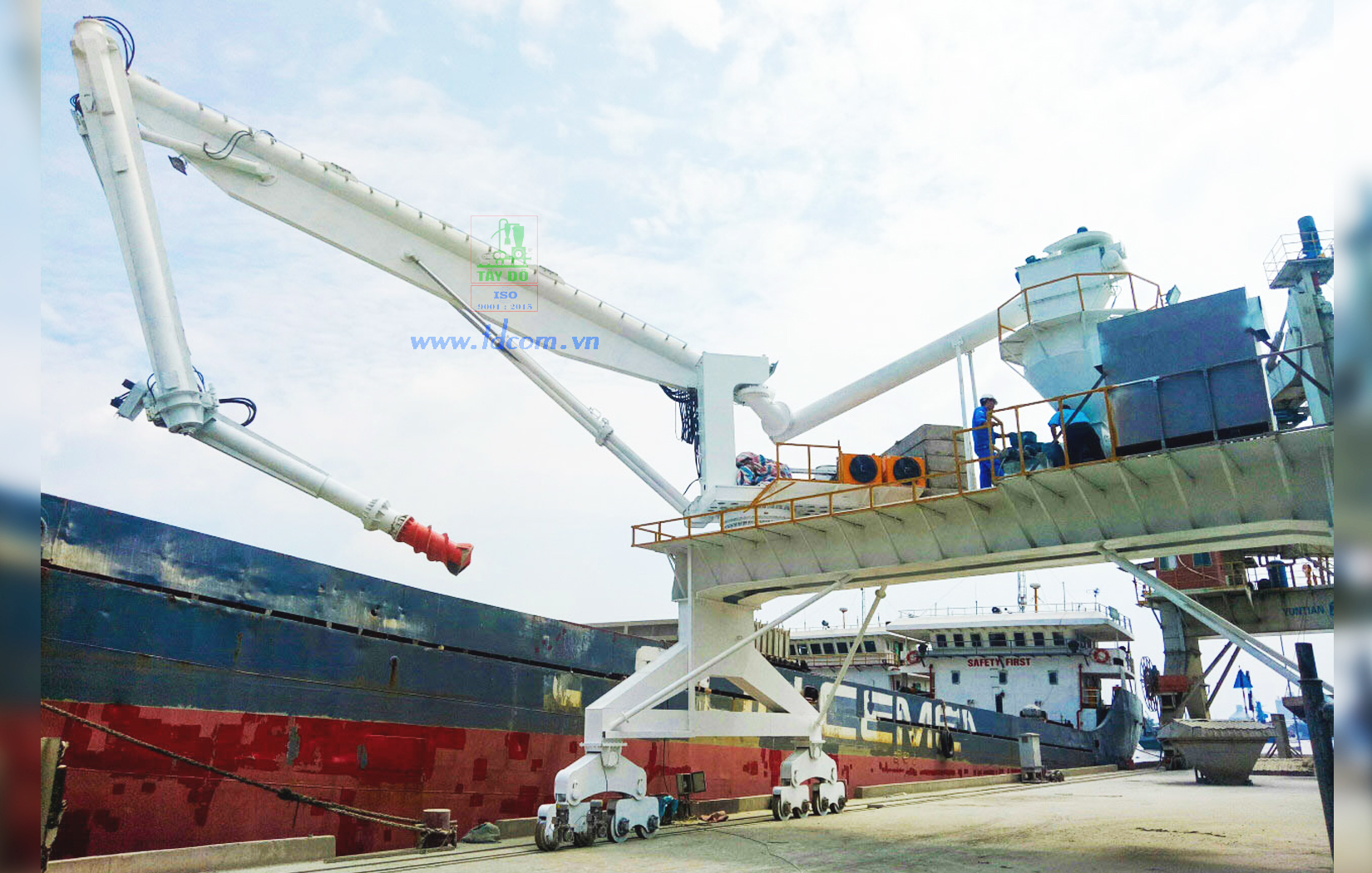Cement Ship Unloader Use Cylinder Hydraulic