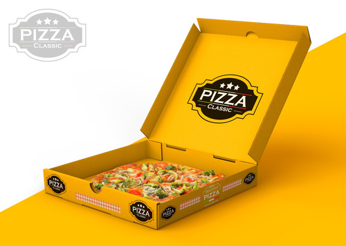 Multicolor Printed Pizza Boxes