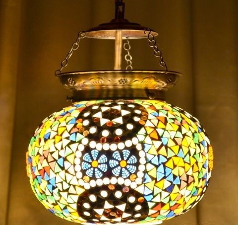 Multicolor Hanging Lamp Light Hand Craft Mode