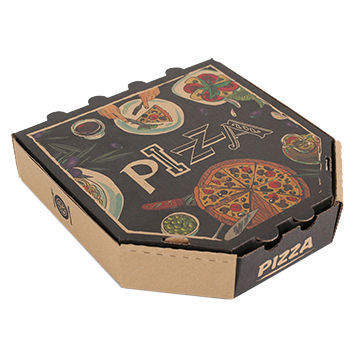 Printed Khakhi Pizza Box